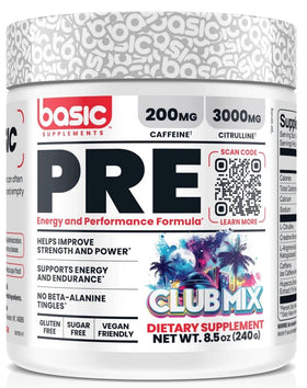 Basic Supplements Pre Workout|Lowcostvitamin.com|Pre-Workout