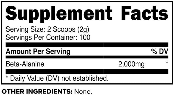 PrimaForce Beta Alanine 100 servings|Lowcostvitamin.com|Pre-Workout