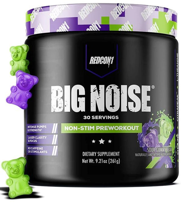 RedCon1 Big Noise Non Stim Pre-Workout 30 servings|Lowcostvitamin.com|Muscle Pumps