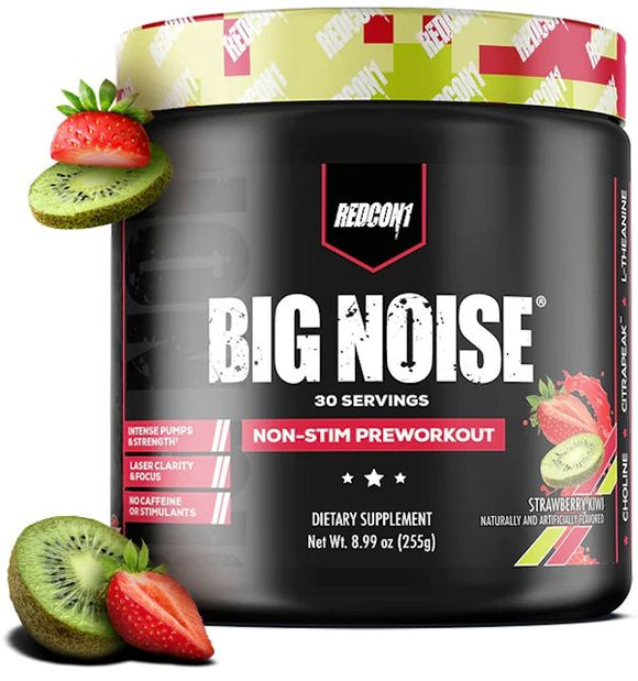 RedCon1 Big Noise Non Stim Pre-Workout 30 servings|Lowcostvitamin.com|Muscle Pumps