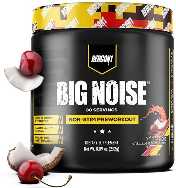 RedCon1 Big Noise Non Stim Pre-Workout 30 servings|Lowcostvitamin.com|Muscle Pumps