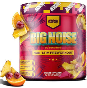 RedCon1 Big Noise Non Stim Pre-Workout 30 servings|Lowcostvitamin.com|Muscle Pumps