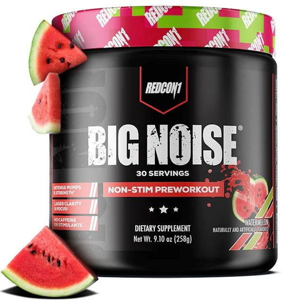 RedCon1 Big Noise Non Stim Pre-Workout 30 servings|Lowcostvitamin.com|Muscle Pumps