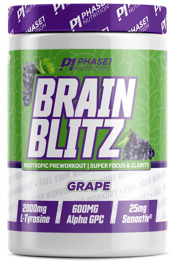 Phase 1 Nutrition Brain Blitz Super Focus Pre-Workout grape