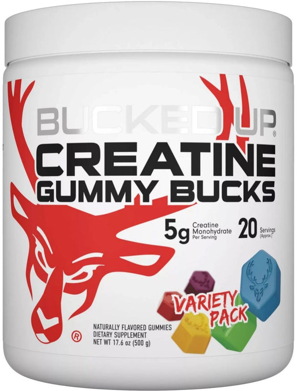 Bucked Up Creatine Gummies 20 Servings