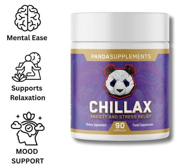 PANDA PREMIUM CHILLAX Anxiety & Stress Relief|Lowcostvitamin.com|Sleep Aid