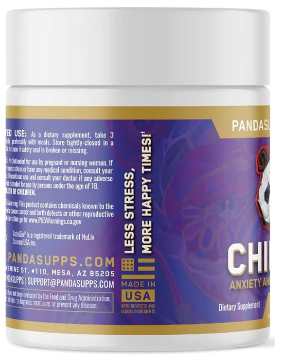 PANDA PREMIUM CHILLAX Anxiety & Stress Relief|Lowcostvitamin.com|Sleep Aid