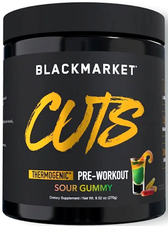 BlackMarket Labs CUTS Thermogenic Pre-Workout|Lowcostvitamin.com|Pre-Workout