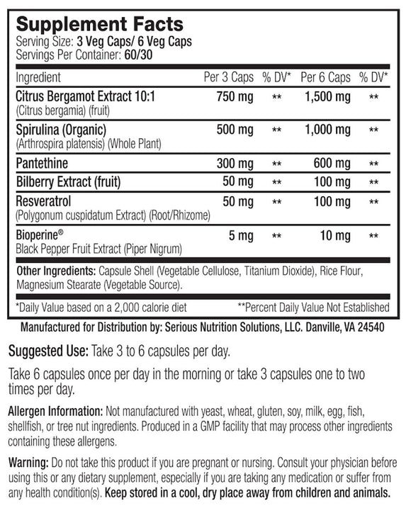 Serious Nutrition Solutions Cholesterol Support XT|Lowcostvitamin.com|Heart Health