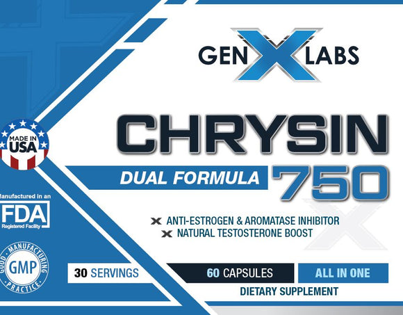 GenXLabs Chrysin 750 60 caps