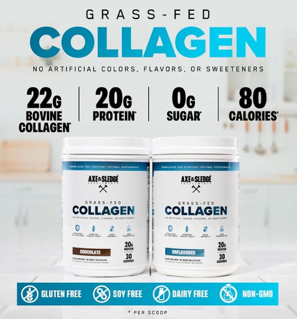 Axe and Sledge Collagen Hydrolyzed Bovine Collagen|Lowcostvitamin.com|Collagen