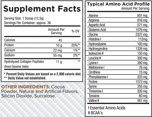 Core Nutritionals Collagen Grass-fed Collagen Peptides