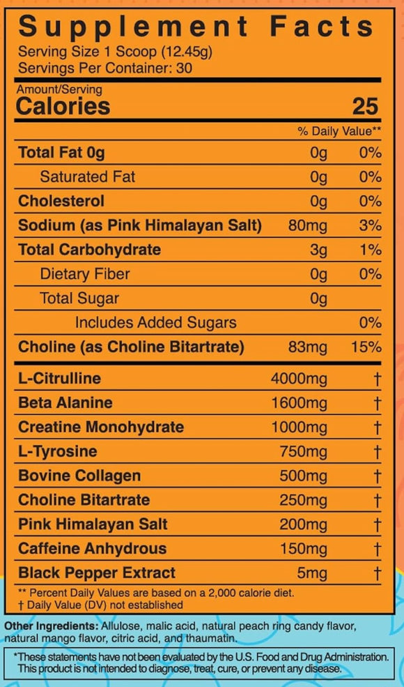 Bullfit Cowabunga Pre-Workout - 30 Servings Pina Colada (Copy)|Lowcostvitamin.com|Pre-Workout