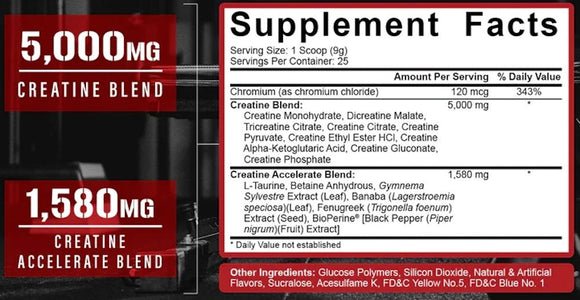 5% Nutrition Crea-Ten, Creatine Mass Builder|Lowcostvitamin.com|Creatine