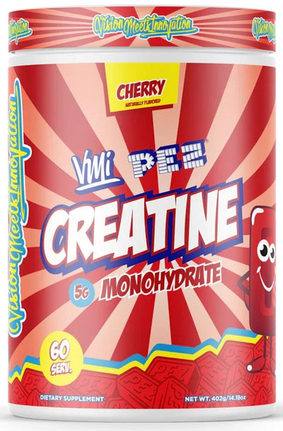 VMI Sports Creatine PEZ Sour Green Apple Cherry Flavored|Lowcostvitamin.com|Creatine