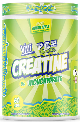 VMI Sports Creatine PEZ Sour Green Apple Cherry Flavored