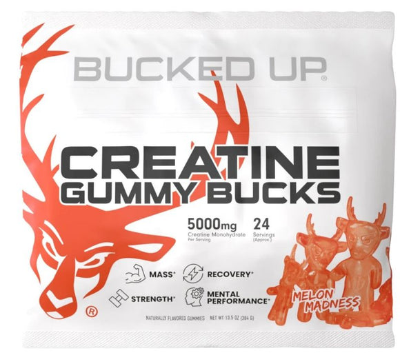 Bucked Up Creatine Gummies 24 Servings|Lowcostvitamin.com|Creatine