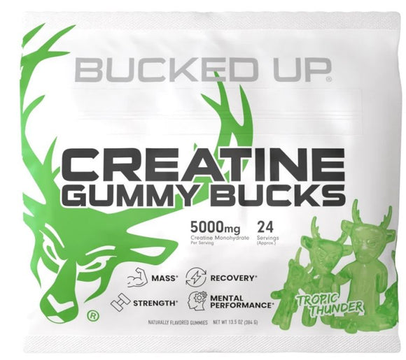 Bucked Up Creatine Gummies 24 Servings|Lowcostvitamin.com|Creatine