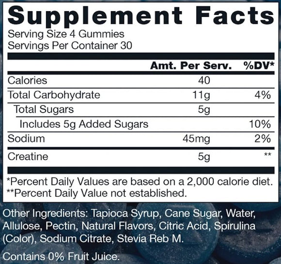 RAW Nutrition, Premium Creatine Gummies,|Lowcostvitamin.com|Creatine
