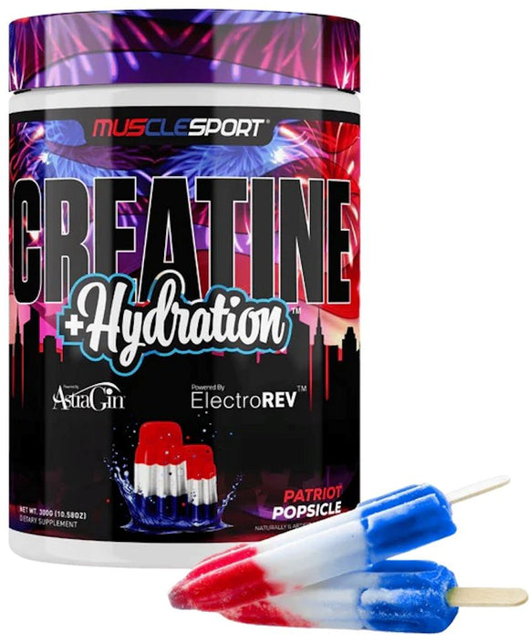 Musclesport Creatine+Hydration Pre-Workout, Muscle Growth