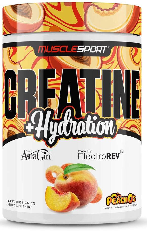 Musclesport Creatine+Hydration Pre-Workout, Muscle Growth