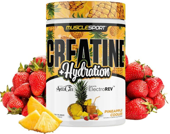 Musclesport Creatine+Hydration Pre-Workout, Muscle Growth