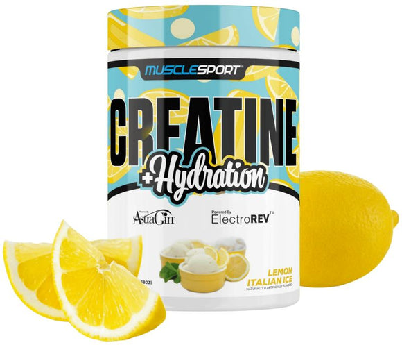 Musclesport Creatine+Hydration Blueberry Lemonade|Lowcostvitamin.com|Creatine