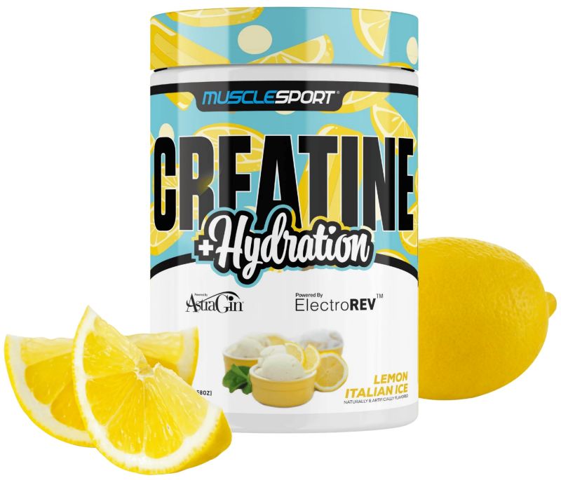 Musclesport Creatine+Hydration Blueberry Lemonade