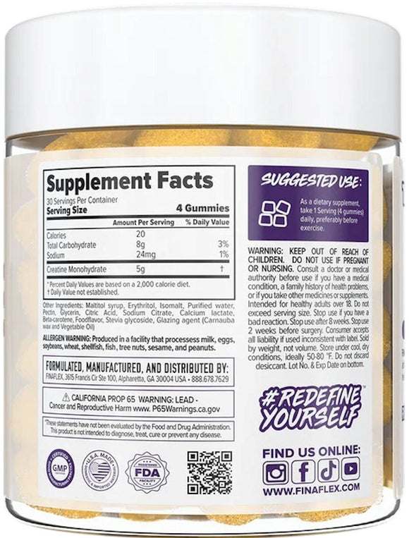 FinaFlex Creatine Gummies|Lowcostvitamin.com|Creatine
