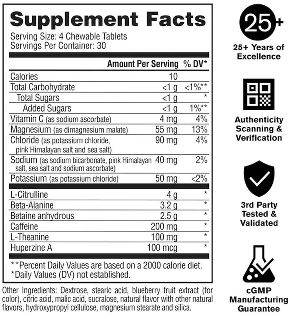 GAT SPORT Nitraflex Chews Performance Pre-Workout