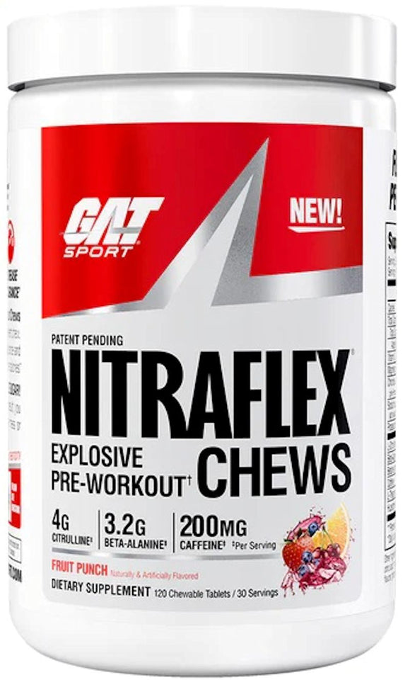 GAT SPORT Nitraflex Chews Performance Pre-Workout