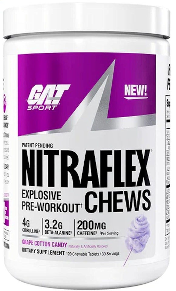 GAT SPORT Nitraflex Chews Performance Pre-Workout