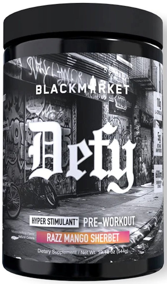 BlackMarket Labs DEFY Hyper-Stimulant Pre-workout