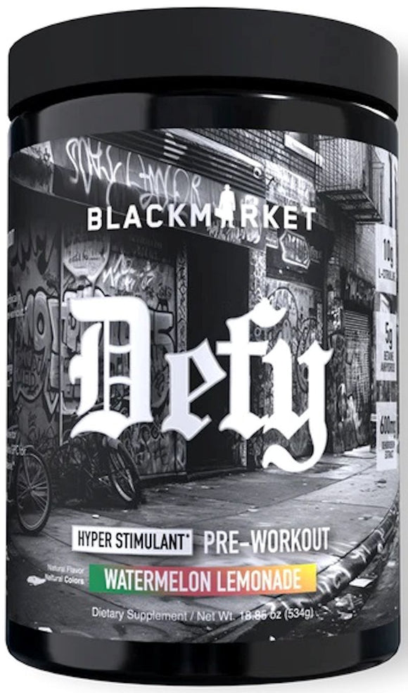 BlackMarket Labs DEFY Hyper-Stimulant Pre-workout