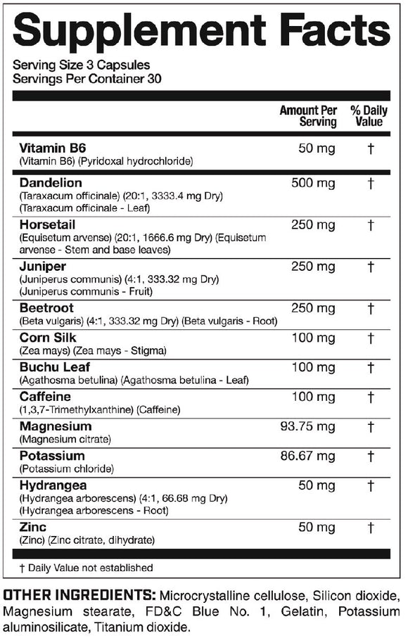 Magnum Nutraceuticals Drip Dry Diuretic 90 Capsules|Lowcostvitamin.com|Diuretics