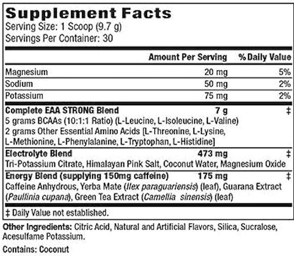 MHP EAA Strong Plus Energy BCAA 30 servings|Lowcostvitamin.com|BCAA
