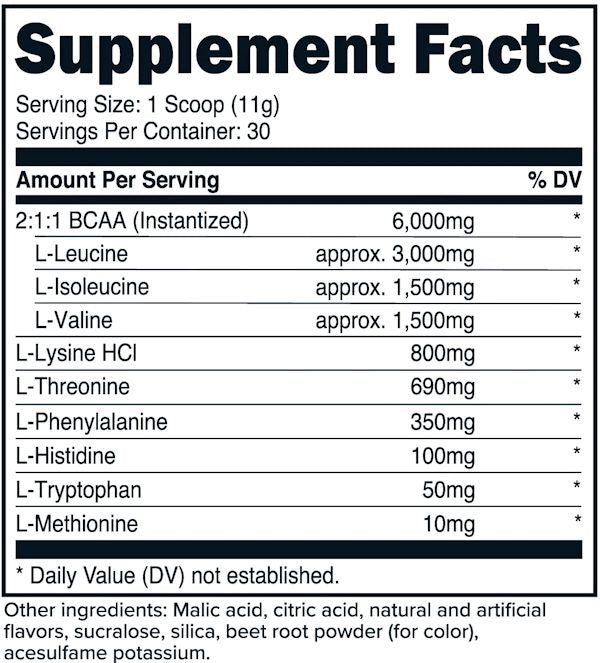 PrimaForce EAA powder essential amino acids fact