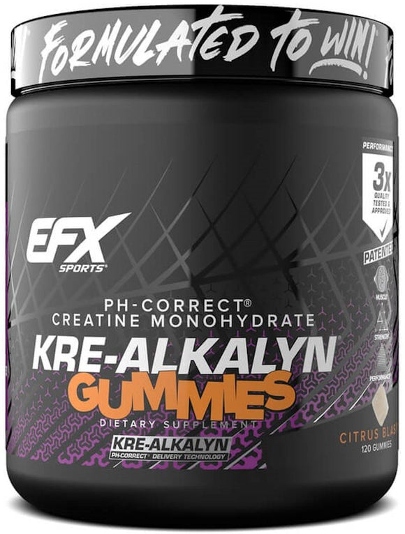 EFX Sports Kre-Alkalyn Creatine Gummies|Lowcostvitamin.com|Creatine