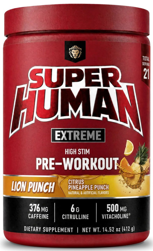 Alpha Lion SuperHuman Extreme Pre-Workout