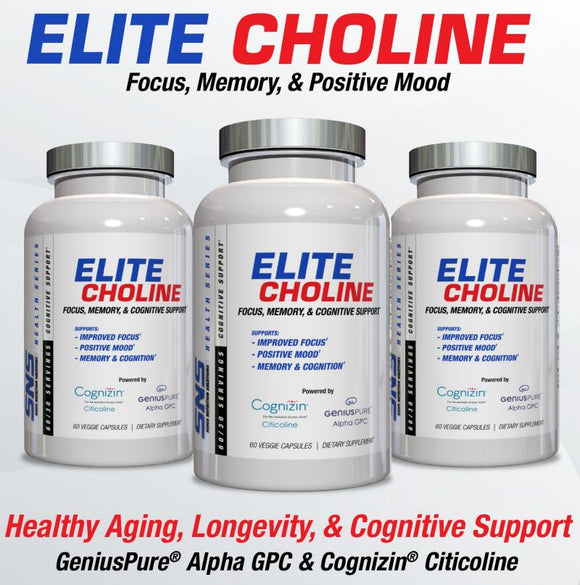 Serious Nutrition Solutions SNS Elite Choline|Lowcostvitamin.com|Health