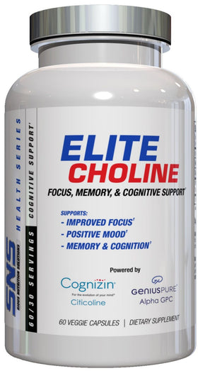 Serious Nutrition Solutions SNS Elite Choline|Lowcostvitamin.com|Health