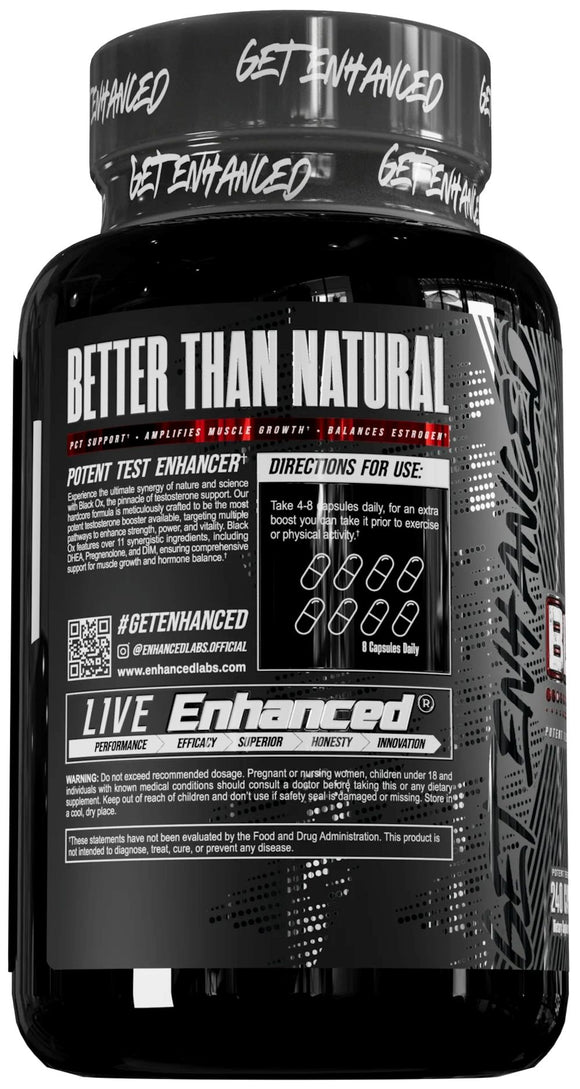 Enhanced Labs Black Ox 240 Caps|Lowcostvitamin.com|Test Booster