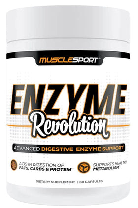 MuscleSport Enzyme Revolution Overall Digestive Health.