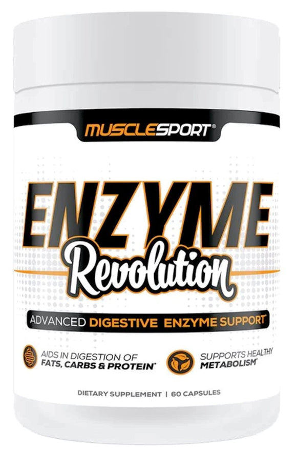 MuscleSport Enzyme Revolution Overall Digestive Health.