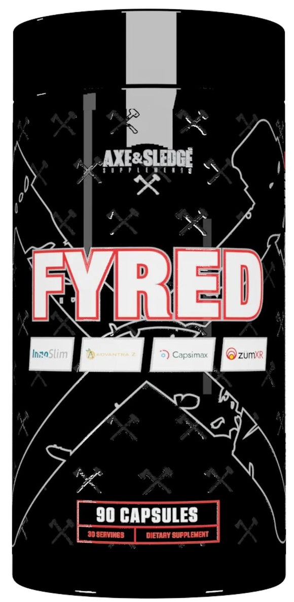 Axe & Sledge Fyred Fat Burner 90 Capsules|Lowcostvitamin.com|Fat Burner