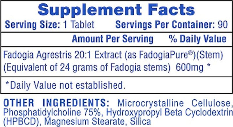Hi-Tech Pharmaceuticals Fadogia Agrestis 20:1 90 Tabs|Lowcostvitamin.com