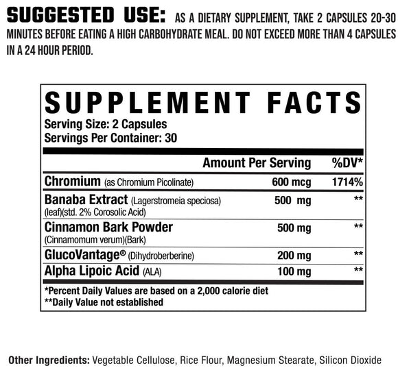 Axe & Sledge GDA+Glucose Disposal Agent|Lowcostvitamin.com|Sugar Control