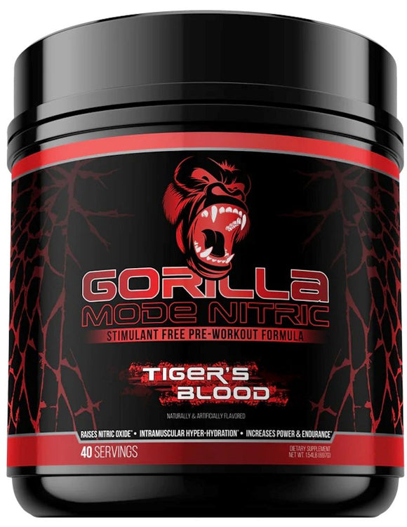 Gorilla Mind Gorilla Mode Nitric 40 Servings|Lowcostvitamin.com|Pre-Workout