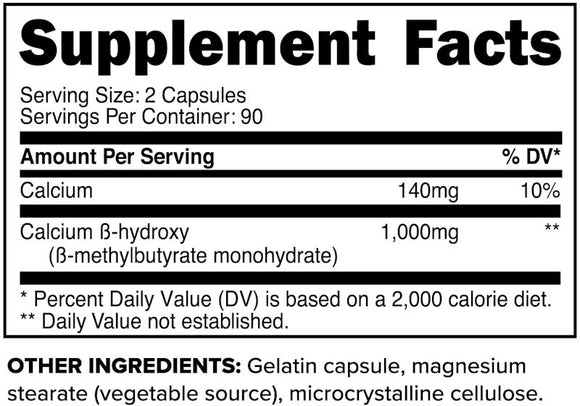 PrimaForce HMB 180 caps|Lowcostvitamin.com|BCAA