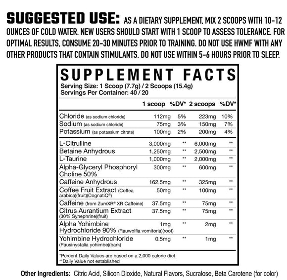 Axe & Sledge HWMF|Lowcostvitamin.com|Pre-Workout